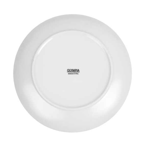 Olympia Whiteware Coupe Plate - 23cm 9" (Box 12) - Image 7