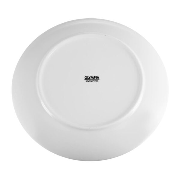Olympia Whiteware Coupe Plate - 25cm 10" (Box 12) - Image 5