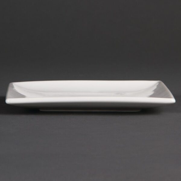Olympia Whiteware Square Plate - 14cm 5 1/2" (Box 12) - Image 3
