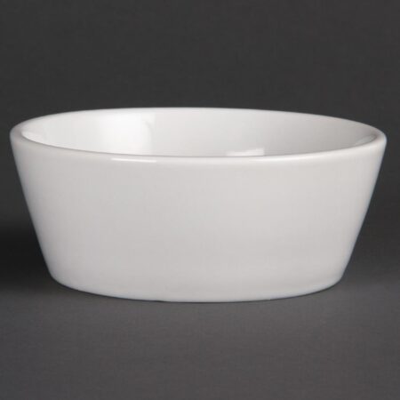Olympia Whiteware Sloping Edge Bowl - 12cm 4 3/4" (Box 12)
