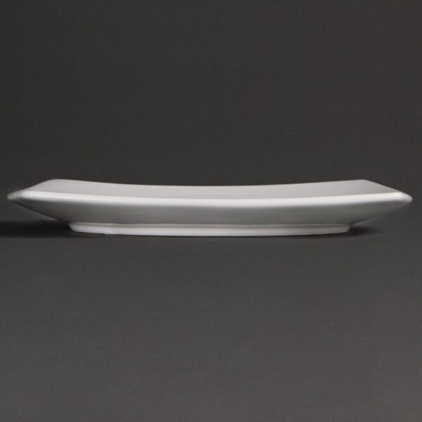 Olympia Whiteware Rounded Square Plate - 24cm 9 1/2" (Box 12) - Image 3