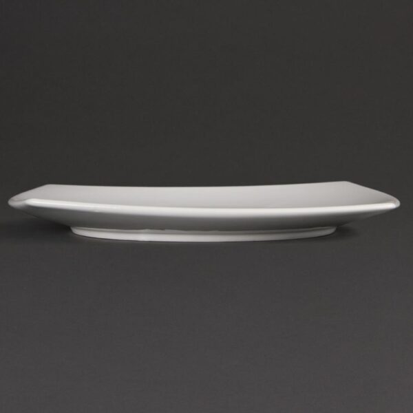 Olympia Whiteware Rounded Square Plate - 30.5cm 12" (Box 6) - Image 3
