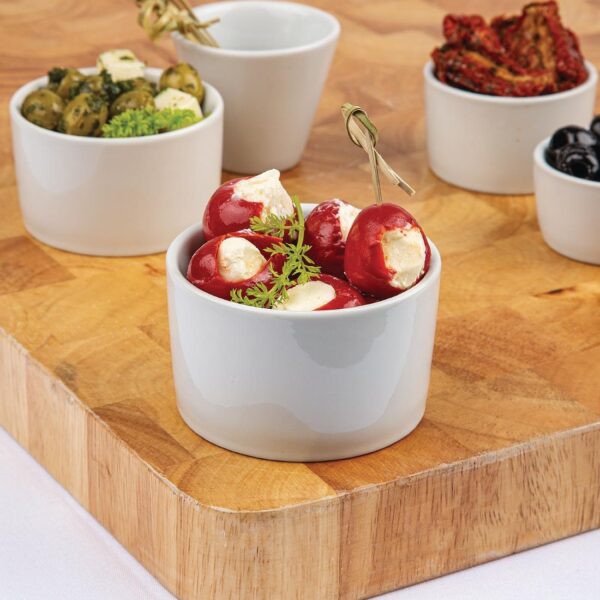 Olympia Whiteware Contemporary Ramekin - 9cm 3 1/2" (Box 12) - Image 7