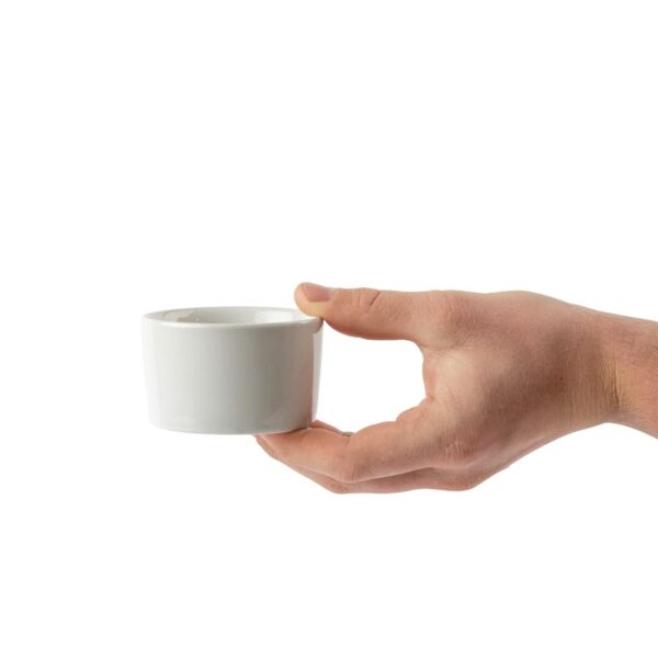 Olympia Whiteware Contemporary Ramekin - 140ml 5oz 80mm 3" (Box 12) - Image 5