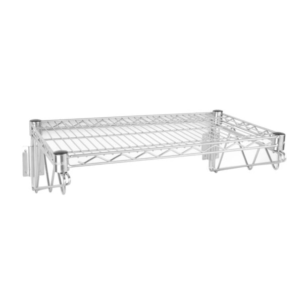 Vogue Wire Wall Shelves St/St - 610x360mm 24x14" - Image 2