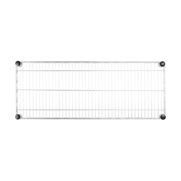 Vogue Wire Wall Shelves St/St - 910x360mm 36x14" - Image 2