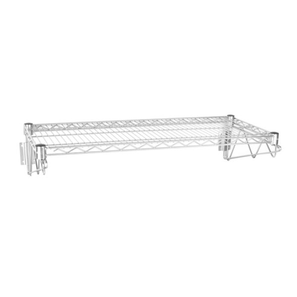 Vogue Wire Wall Shelves St/St - 1220x360mm 48x14" - Image 2