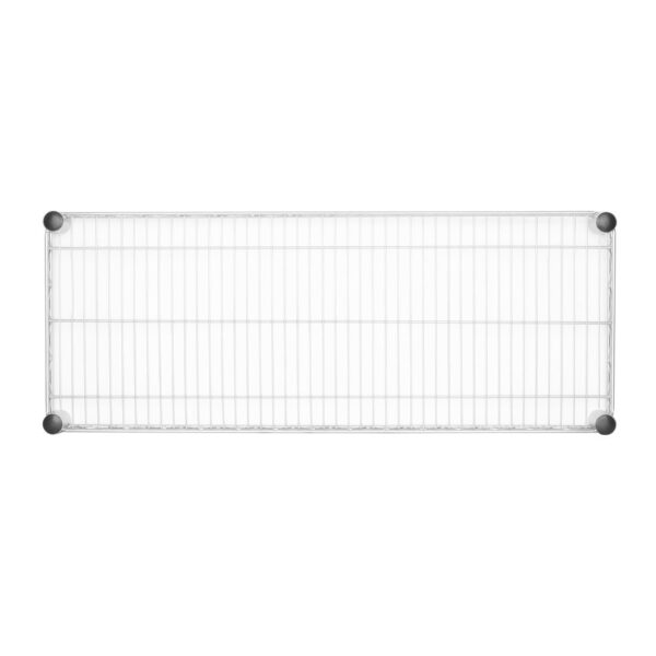 Vogue Wire Wall Shelves St/St - 1220x360mm 48x14" - Image 4