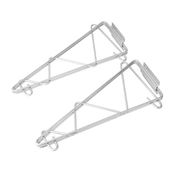 Vogue Wire Wall Shelves St/St - 1220x360mm 48x14" - Image 5