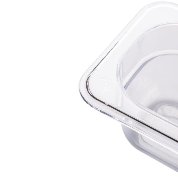 Vogue Clear Polycarbonate - GN 1/9 100mm - Image 4