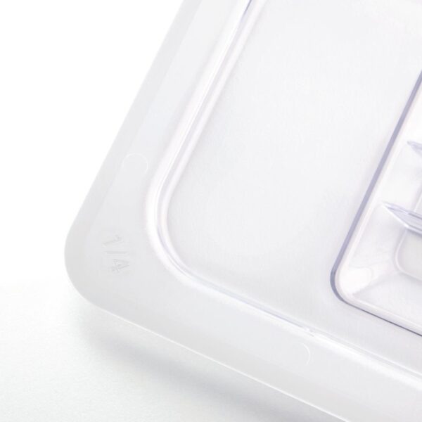 Vogue Clear Polycarbonate Lid - GN 1/4 - Image 3