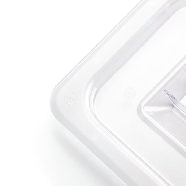Vogue Clear Polycarbonate Lid - GN 1/6 - Image 3