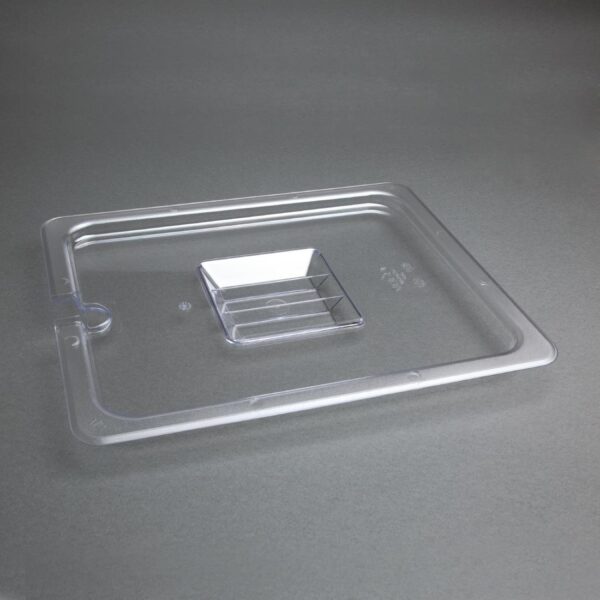 Vogue Clear Polycarbonate Notched Lid - GN 1/2 - Image 4