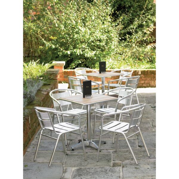 Bolero Armchair Alu. - 53Wx58Dx73.5Hcm (Pack 4) - Image 9