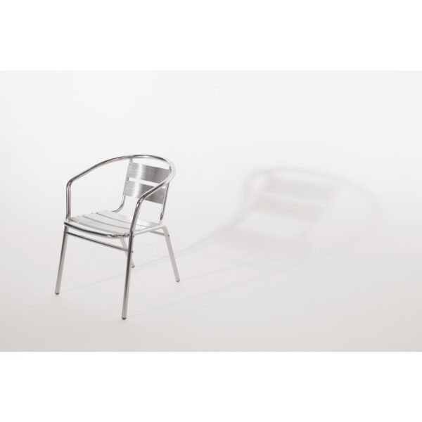 Bolero Armchair Alu. - 53Wx58Dx73.5Hcm (Pack 4) - Image 4