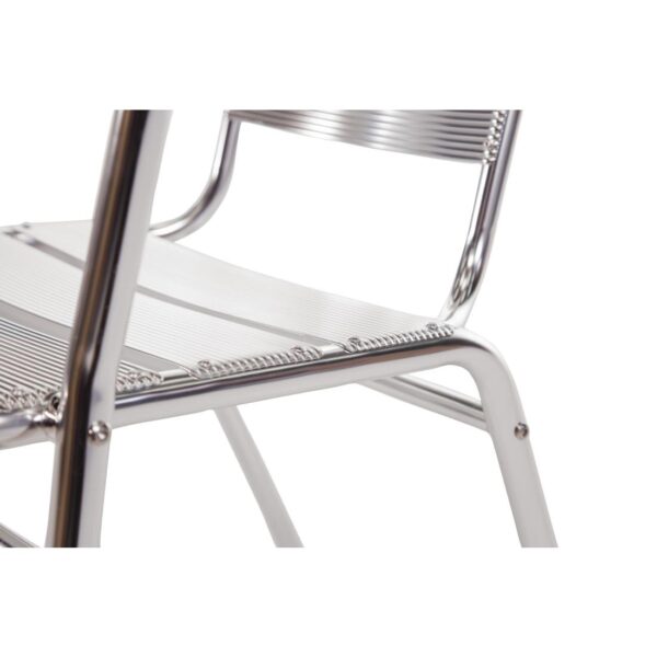 Bolero Armchair Alu. - 53Wx58Dx73.5Hcm (Pack 4) - Image 5
