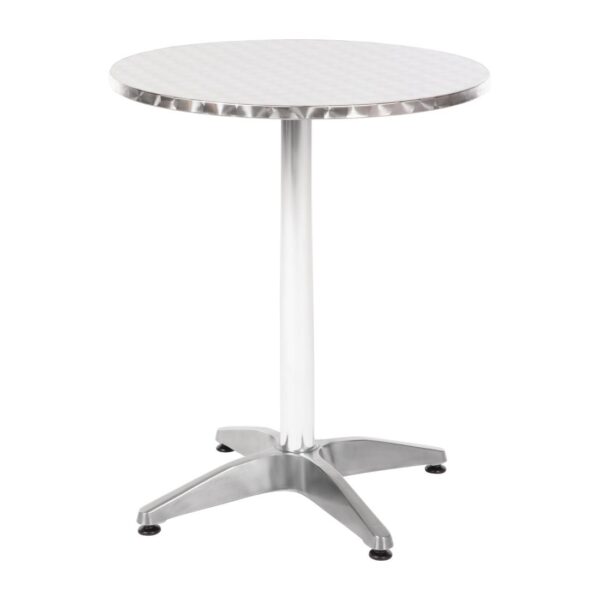 Bolero Round Table with Curved Edge Heavy Duty Base Dia - 60x72cm - Image 3
