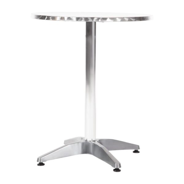 Bolero Round Table with Curved Edge Heavy Duty Base Dia - 60x72cm - Image 4