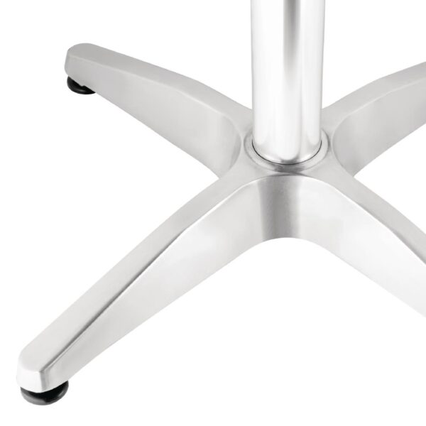 Bolero Square Table with Curved Edge Heavy Duty Base Dia - 60x60x72cm - Image 3