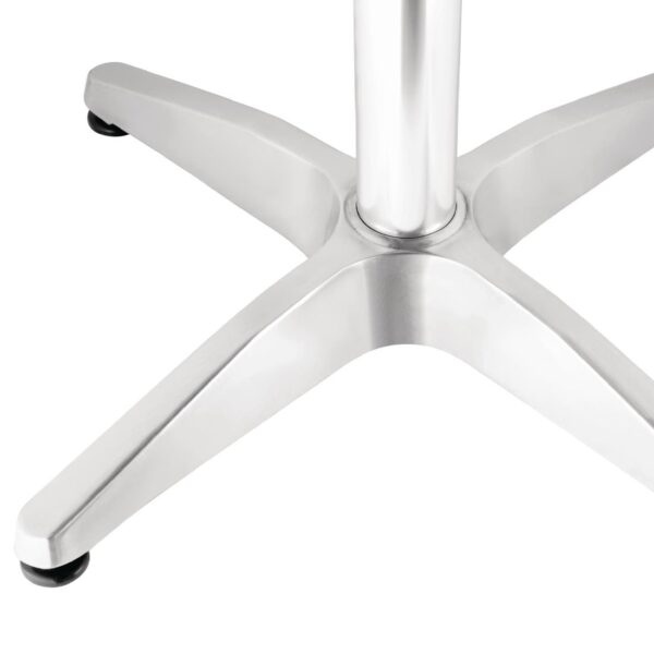 Bolero 60cm Square Ash Table with Aluminium Rim & Pre-treated top 3kg base - Image 4