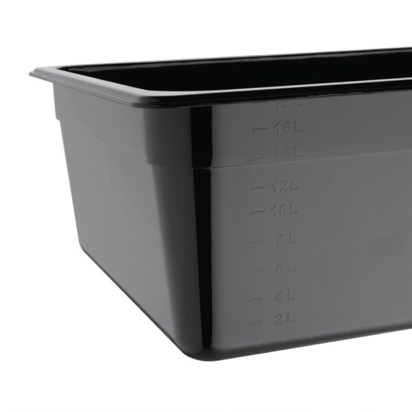 Vogue Black Polycarbonate - GN 1/1 150mm - Image 5
