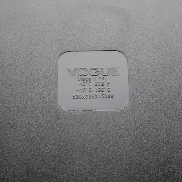 Vogue Black Polycarbonate - GN 1/1 150mm - Image 7