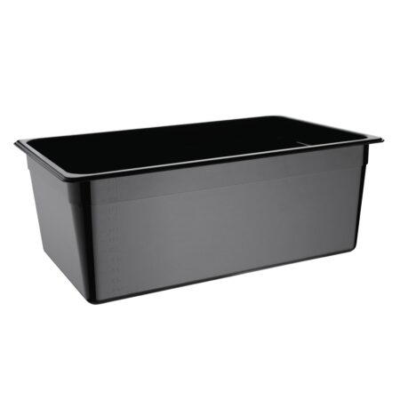 Vogue Black Polycarbonate - GN 1/1 200mm
