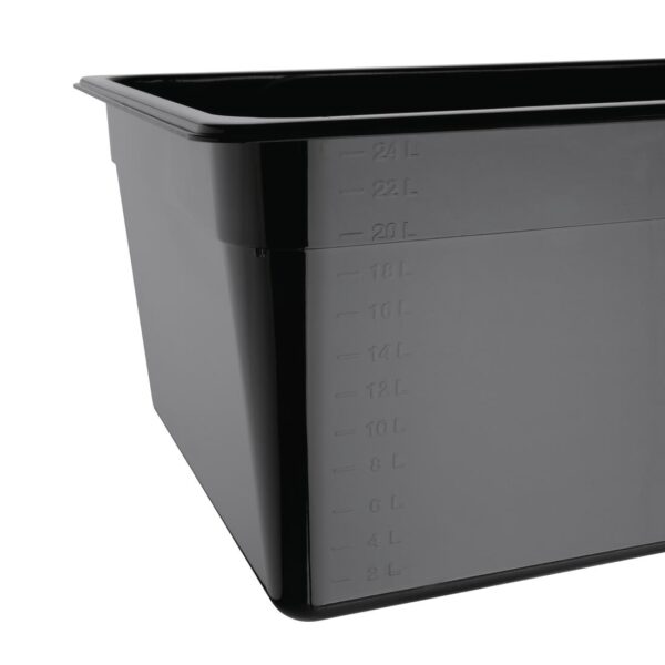 Vogue Black Polycarbonate - GN 1/1 200mm - Image 4