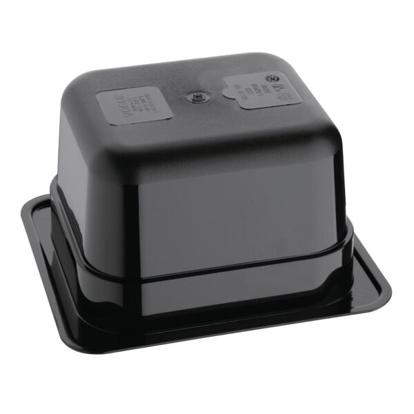 Vogue Black Polycarbonate - GN 1/6 100mm - Image 5