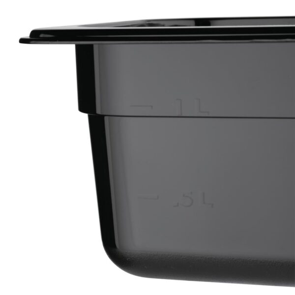 Vogue Black Polycarbonate - GN 1/6 100mm - Image 7