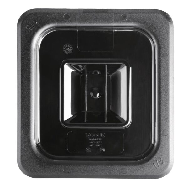 Vogue Black Polycarbonate Lid - GN 1/6 - Image 5