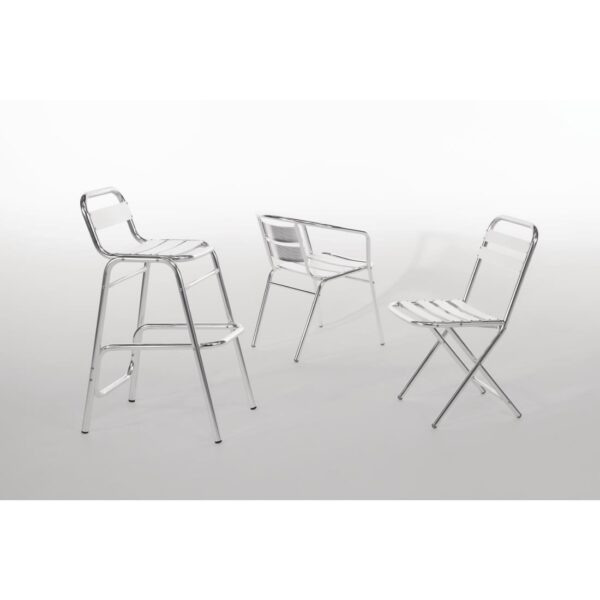 Bolero Armchair Alu. - 53Wx58Dx73.5Hcm (Pack 4) - Image 11