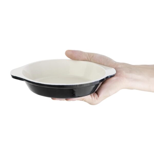 Vogue Round Gratin Black - 30x150mm 400ml - Image 4