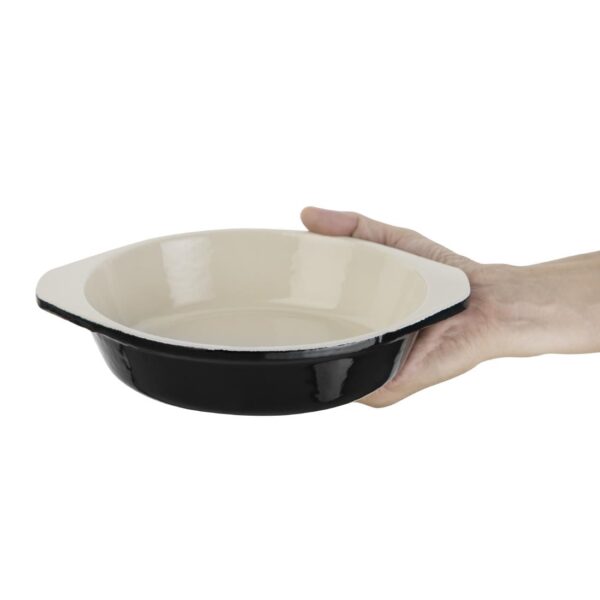Vogue Round Gratin Black - 750ml 25fl oz - Image 4