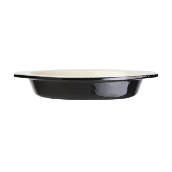 Vogue Oval Gratin Black - 650ml 22fl oz - Image 2