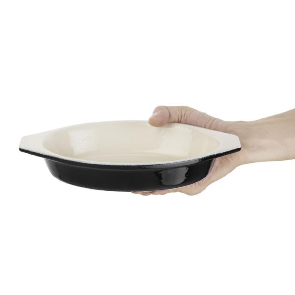 Vogue Oval Gratin Black - 650ml 22fl oz - Image 4