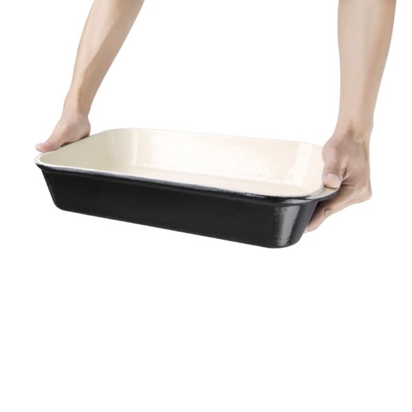 Vogue Roasting Dish Black - 70x405x250mm 2 3/4x16x10" - Image 4