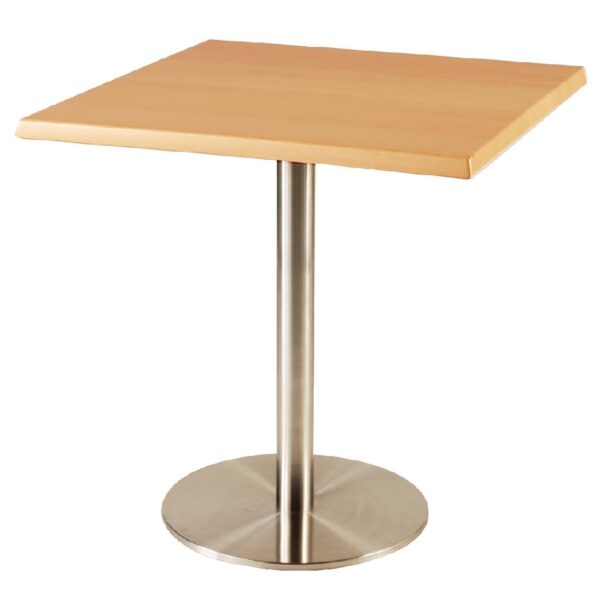 Bolero St/St Table Base Round ? 430x720mm - Image 4