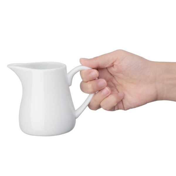 Olympia Whiteware Jug - 7.5oz (Box 6) - Image 6