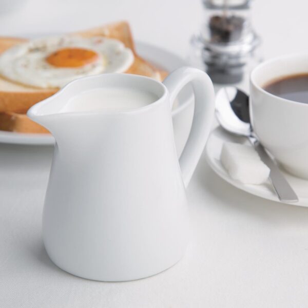 Olympia Whiteware Jug - 7.5oz (Box 6) - Image 7