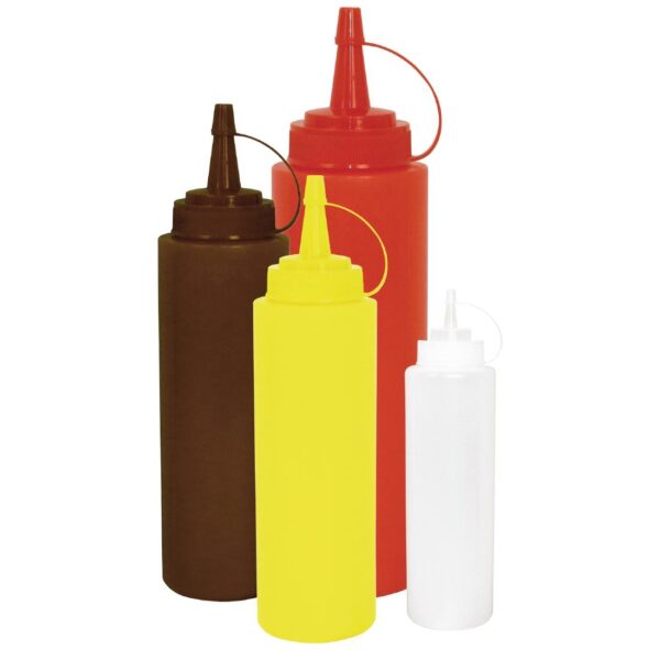 Vogue Squeeze Sauce Bottle Yellow - 994ml 35fl oz - Image 2
