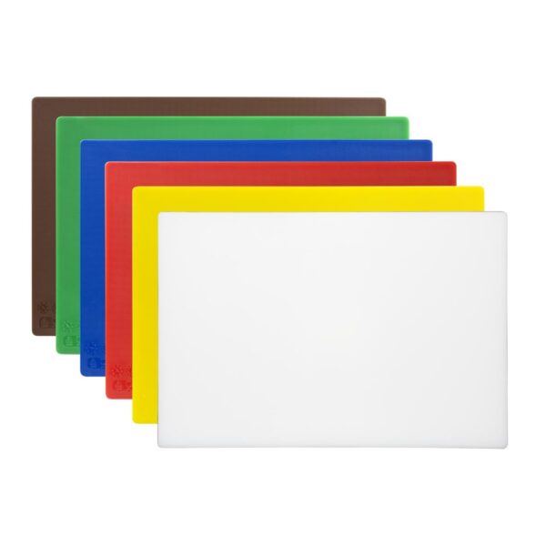 Hygiplas Low Density Pack of 6 Chopping Boards 450x300x10mm - Image 3