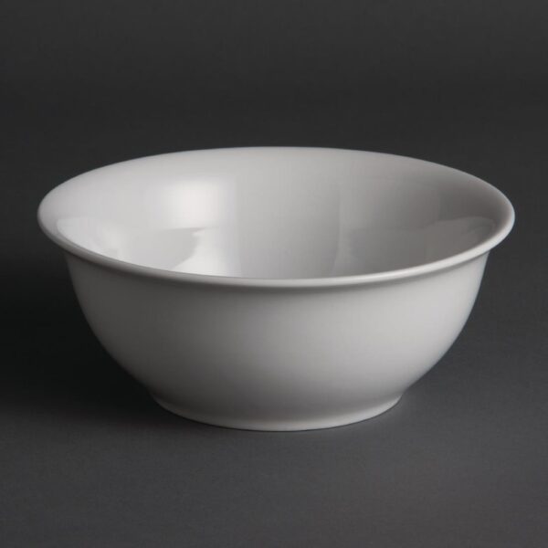 Olympia Whiteware Salad Bowl - 175mm 6.75" (Box 6) - Image 3