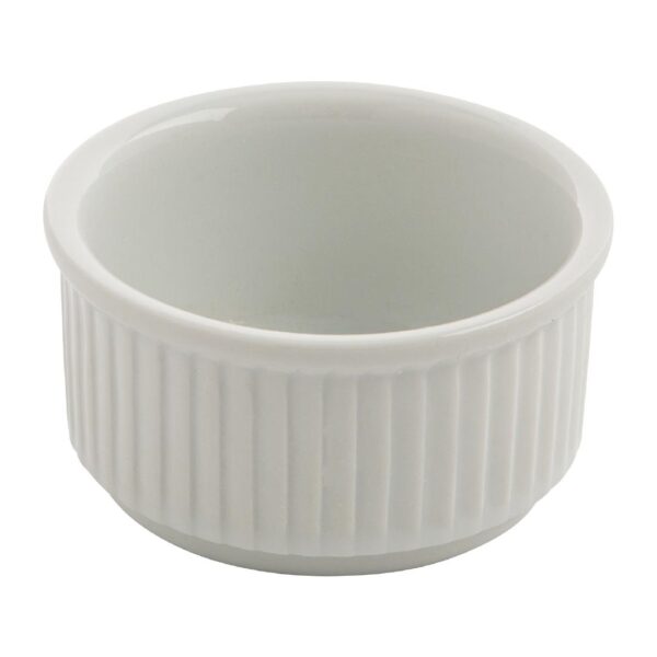 Olympia Whiteware Stacking Ramekin - 8.5cm 3 1/4" (Box 12) - Image 3