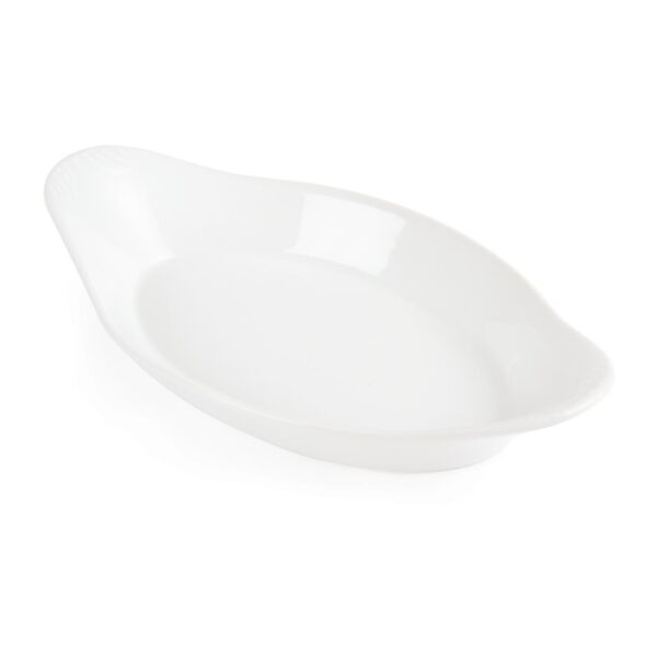 Olympia Whiteware Oval Eared Dish - 270ml 43Hx229Wx127mmD (Box 6) - Image 3