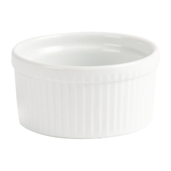 Olympia Whiteware Souffle Dish - 105mm 4" (Box 6) - Image 2