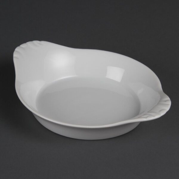 Olympia Whiteware Round Eared Dish - 47Hx220Wx177mmD (Box 6) - Image 3