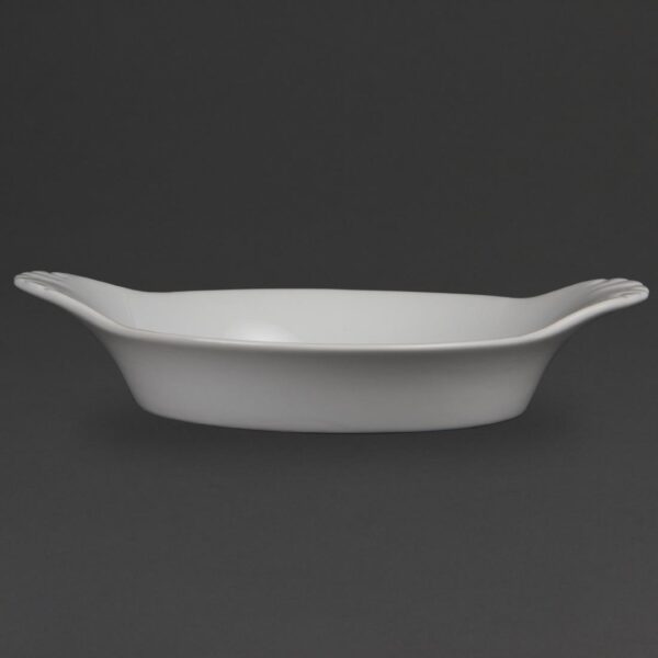 Olympia Whiteware Round Eared Dish - 47Hx220Wx177mmD (Box 6)