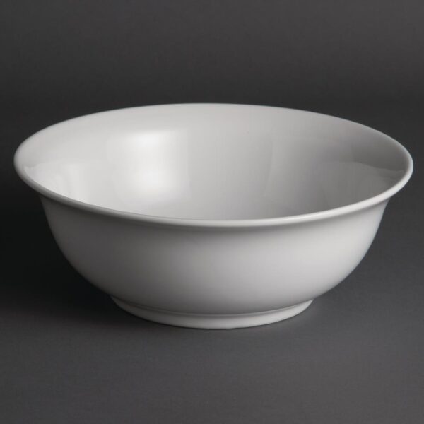 Olympia Whiteware Salad Bowl - 235mm 9 1/4" (Box 6) - Image 4