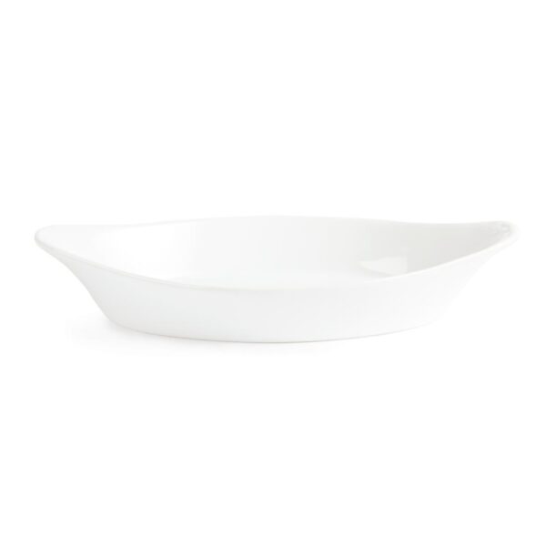 Olympia Whiteware Oval Eared Dish - 400ml 49x262x141mm (Box 6) - Image 2
